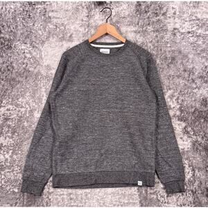 Norse Projects Sweatshirt Medium Mens Loopback French Terry Cotton Linen Gray